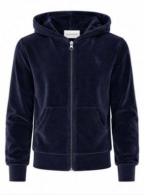 Jakke Hermine Velour Deep Navy