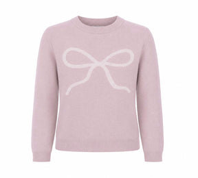 Genser Mina Strikket Soft Pink