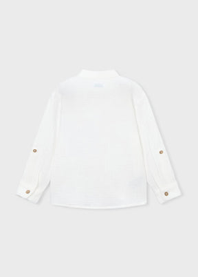 Skjorte Bambula Buttondown Cream