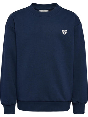 Genser Loose Crewneck Bee Dress Blues