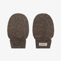 Votter Mittens Wool Fleece Brown
