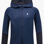 Jakke Rider Zip Hood Blue Shadow-Black