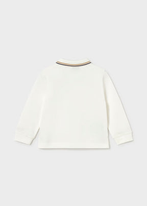 Genser Polo Animal Cream