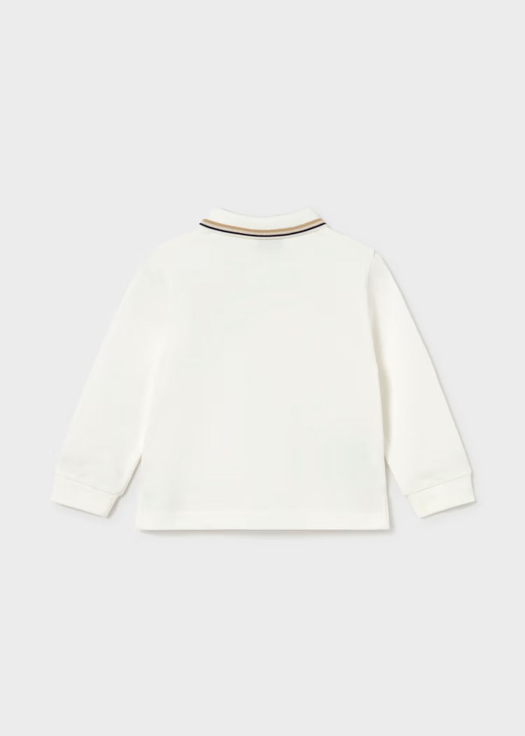 Genser Polo Animal Cream