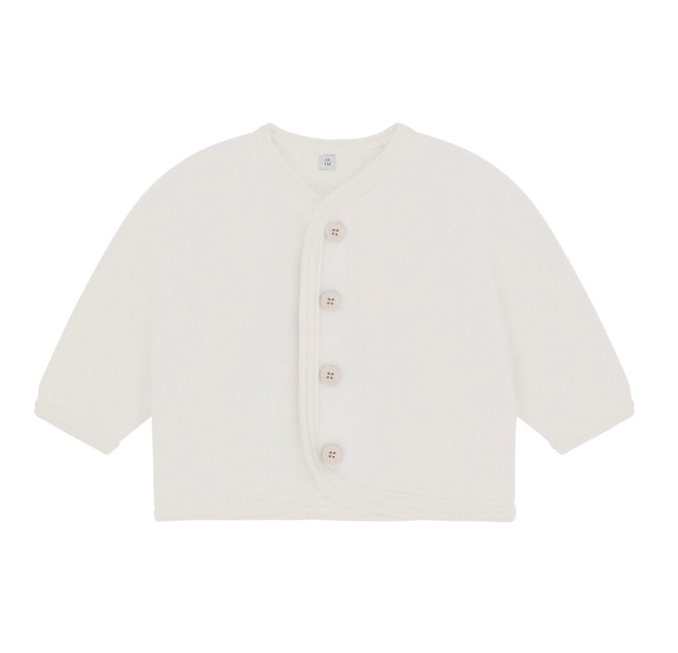 Jakke Wool Fleece Buttons Tofu
