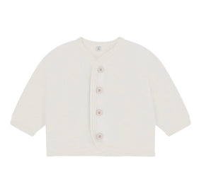 Jakke Wool Fleece Buttons Tofu