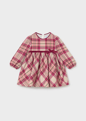 Kjole Plaid Raspberry