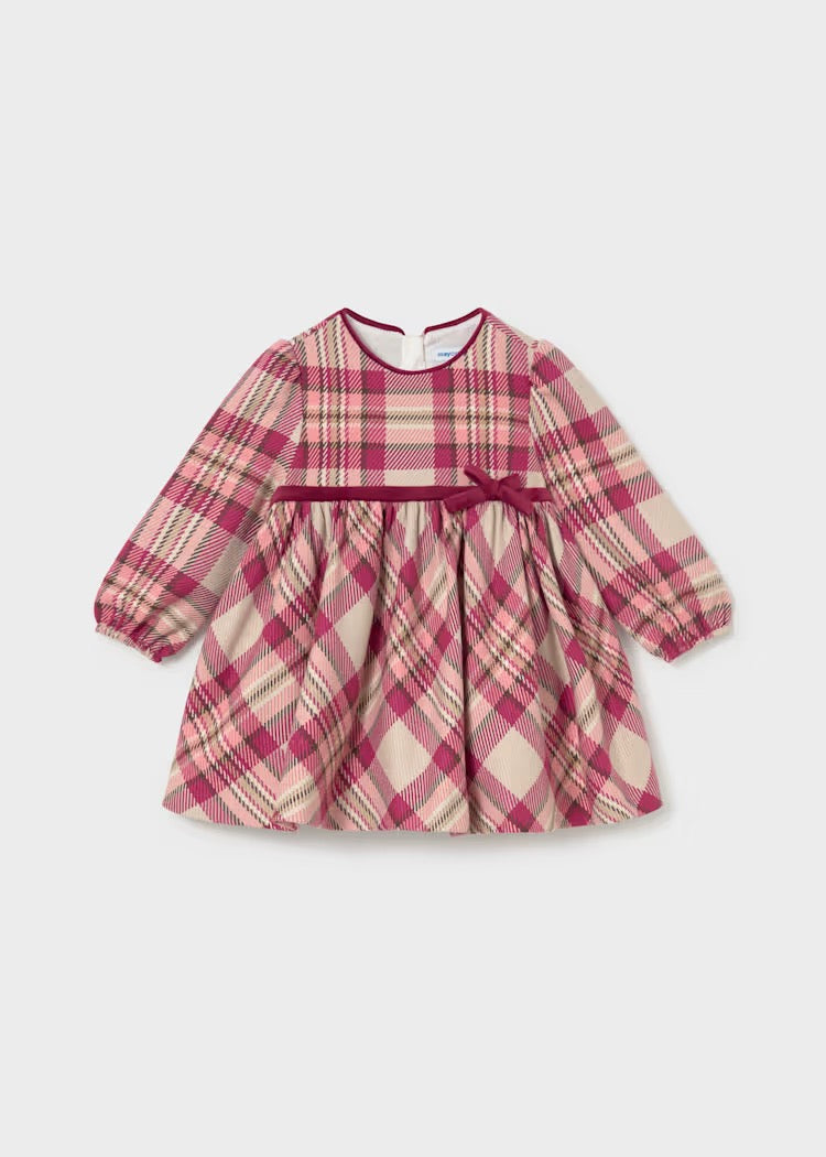 Kjole Plaid Raspberry