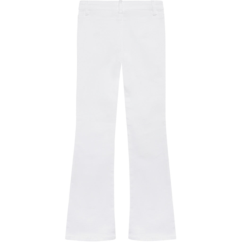 Bukse GRQueens Low Flare White