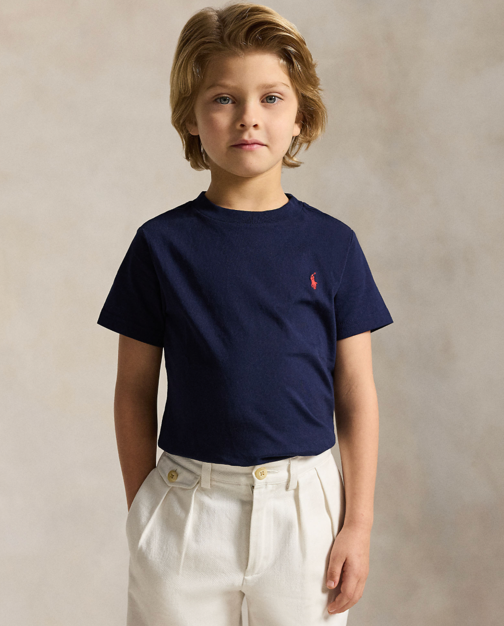T-skjorte Jersey Crewneck Cruise Navy