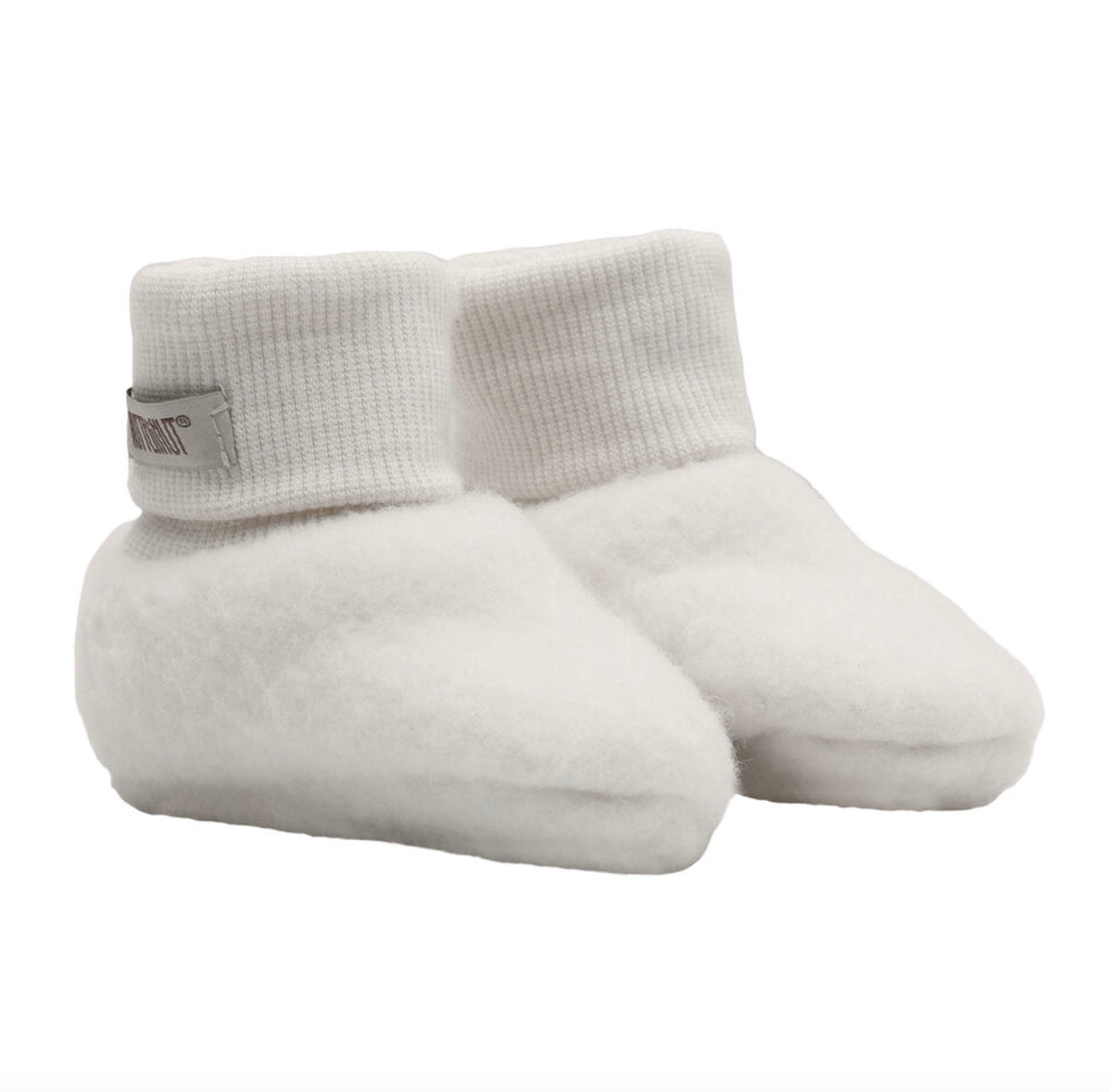 Tøfler Footies Wool Fleece Tofu