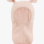 Balaclava Ears Cotton Rib Peach Blush