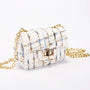 Veske Isadora Small Tweed White