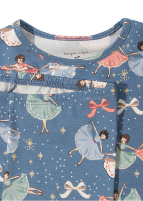 Pysjamas Christmas Snow Bow Ballerina