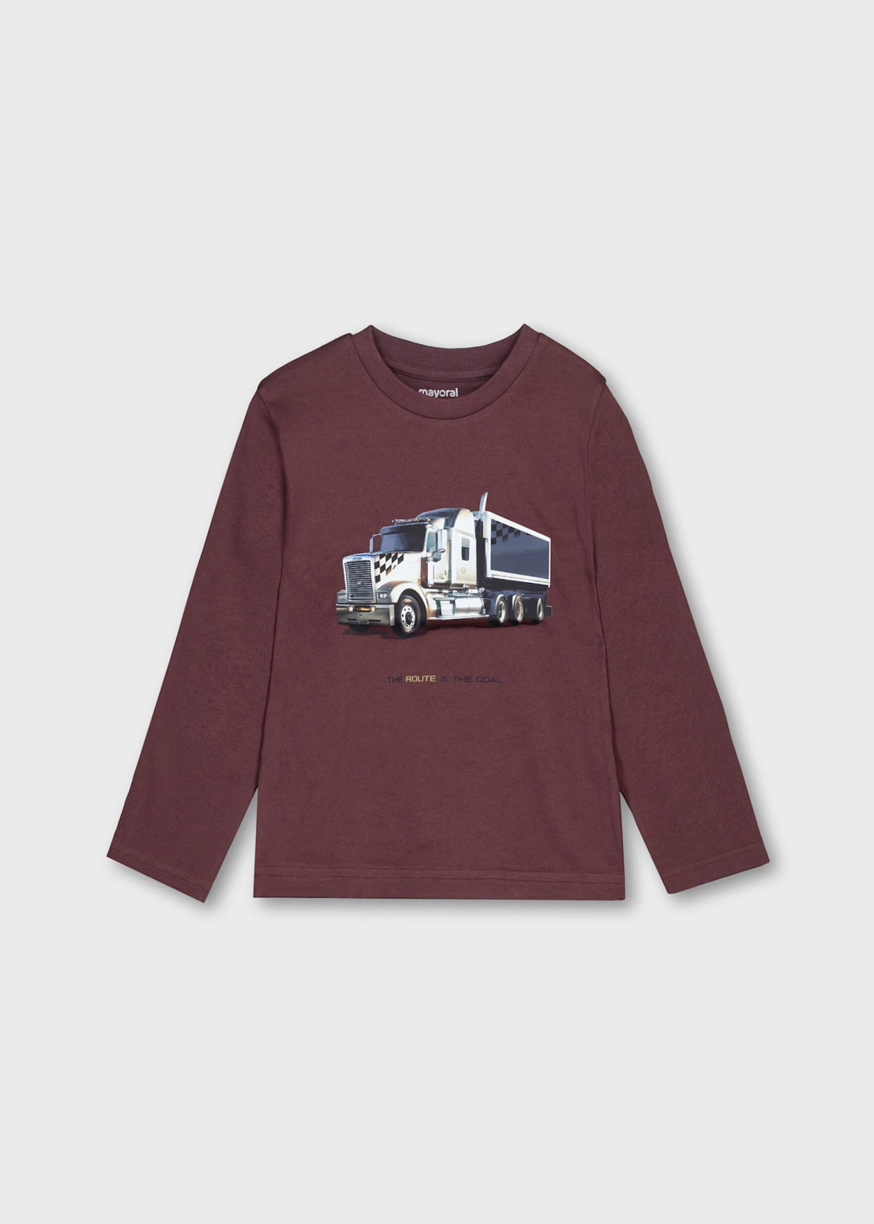 Genser Printed Truck Ciruela