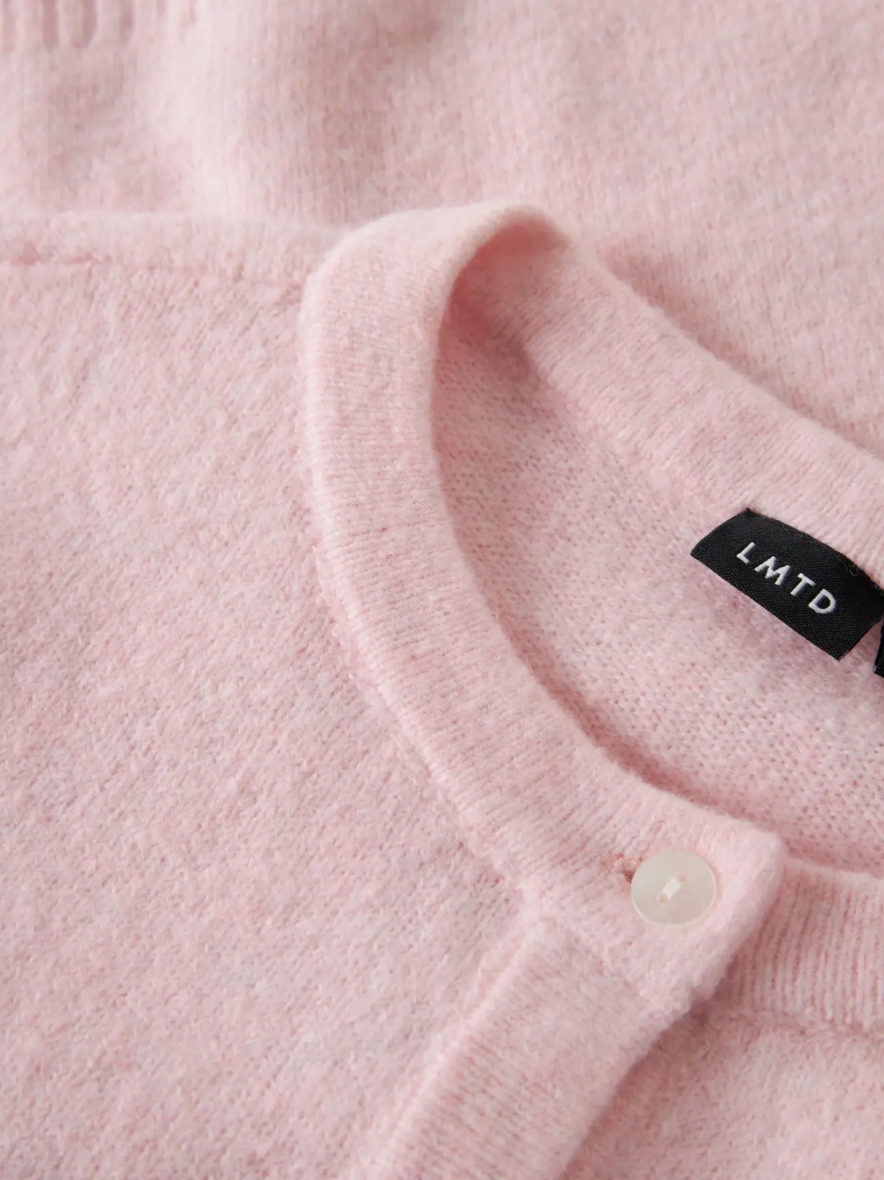 Cardigan Bynt Ls Knit Pink-A-Boo