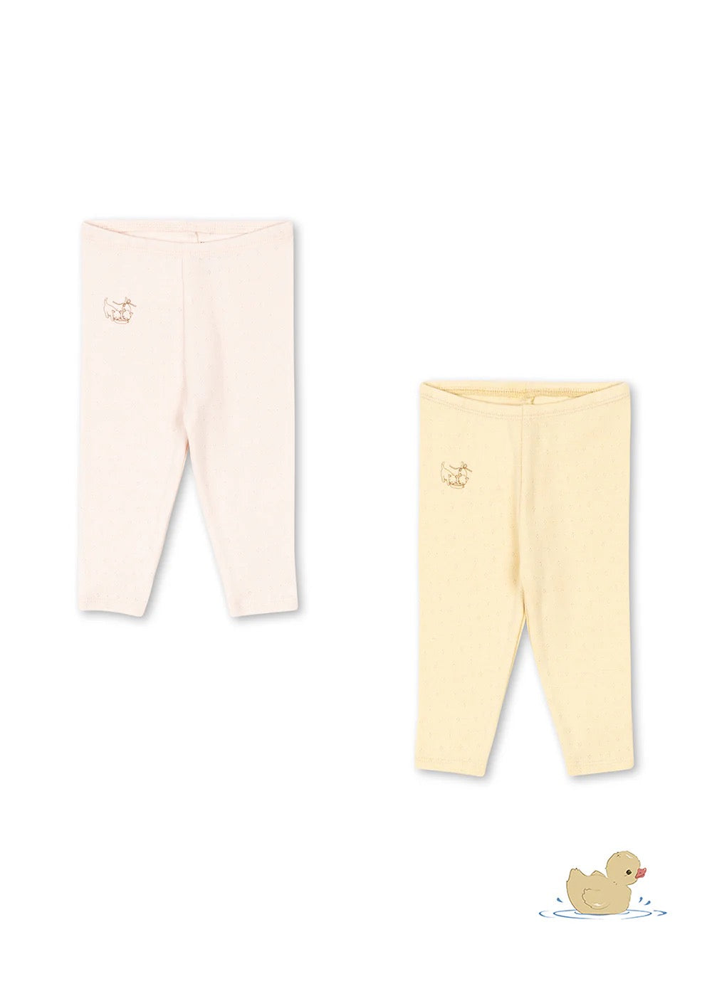 Bukse Perla 2pk Banana Crepe/Creole Pink