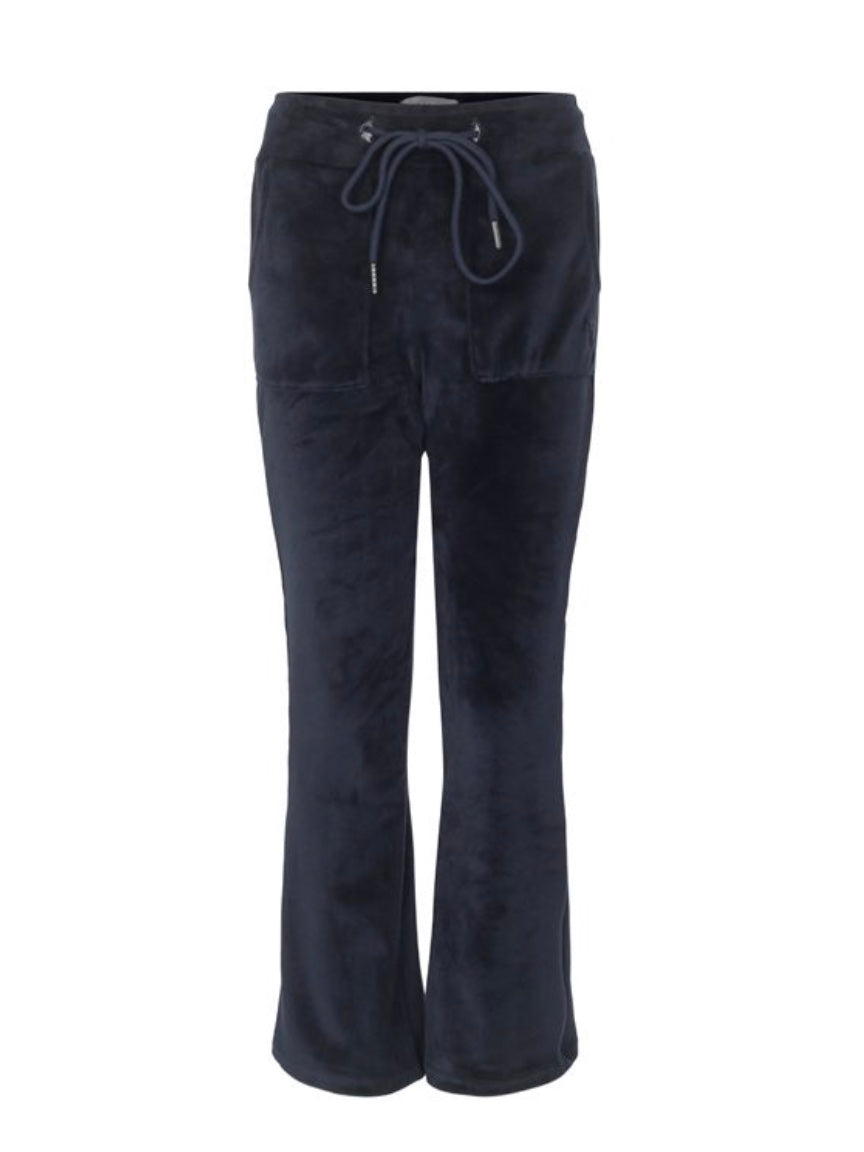 Bukse Hermine Velour Classic Navy