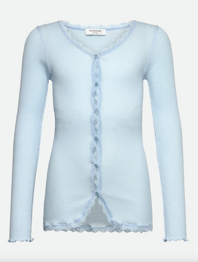 Cardigan Balta Modal Ls Lace Nantucket blue