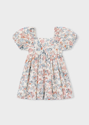 Kjole Puff Sleeve Floral Salom