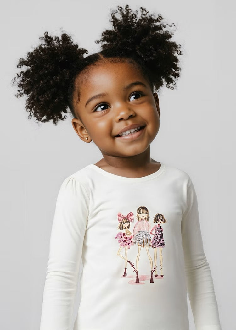 Genser Doll Motif Macchiato