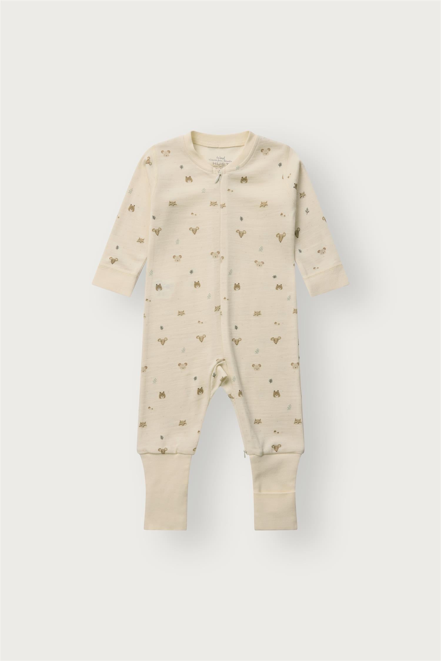 Heldress Manu Zip Ull Forest Off White