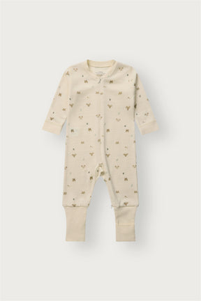Heldress Manu Zip Ull Forest Off White
