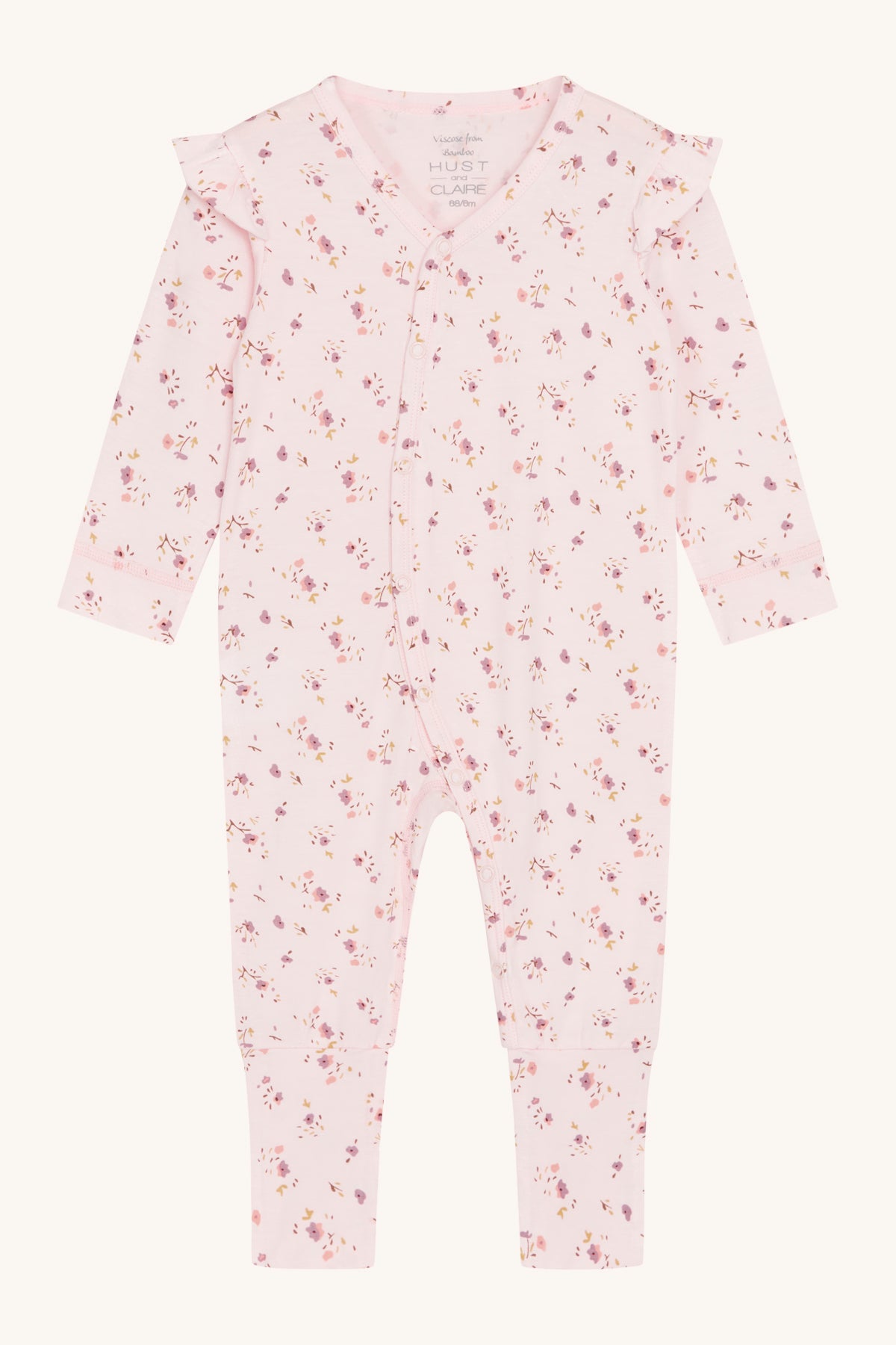 Pysjamas Mulle Bambus Print Rosa