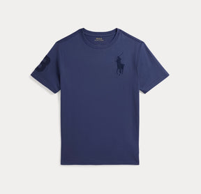 T-skjorte Poney Jersey Light Navy