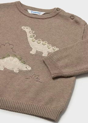Genser Knit Dino Truffle