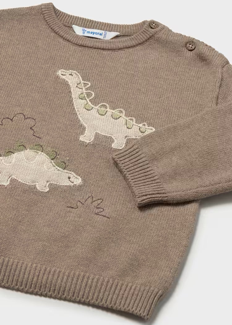 Genser Knit Dino Truffle