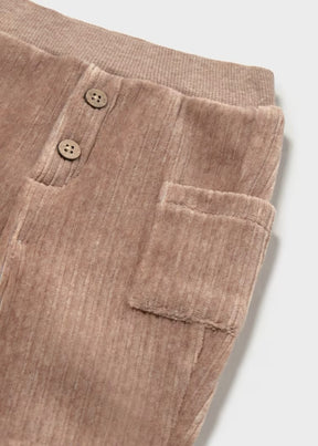 Bukse Newborn Corduroy Truffle