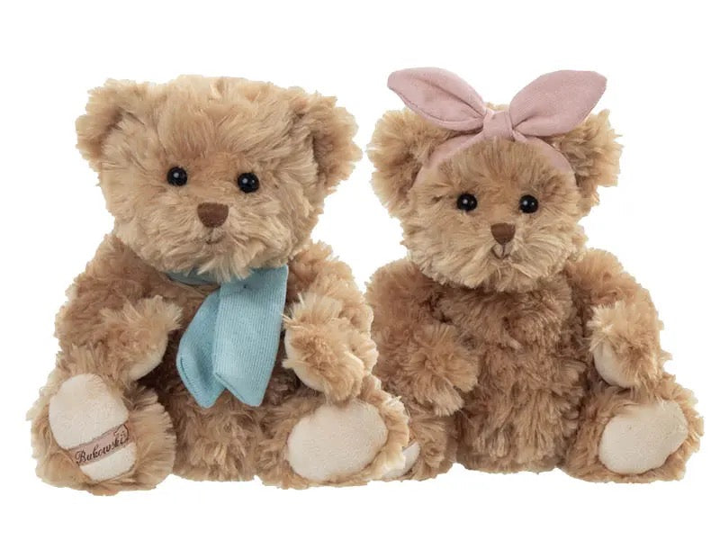 Kosebamse Baby Ludwig 25cm Blå Sløyfe