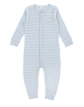 Ullpysj Striper Lyseblå