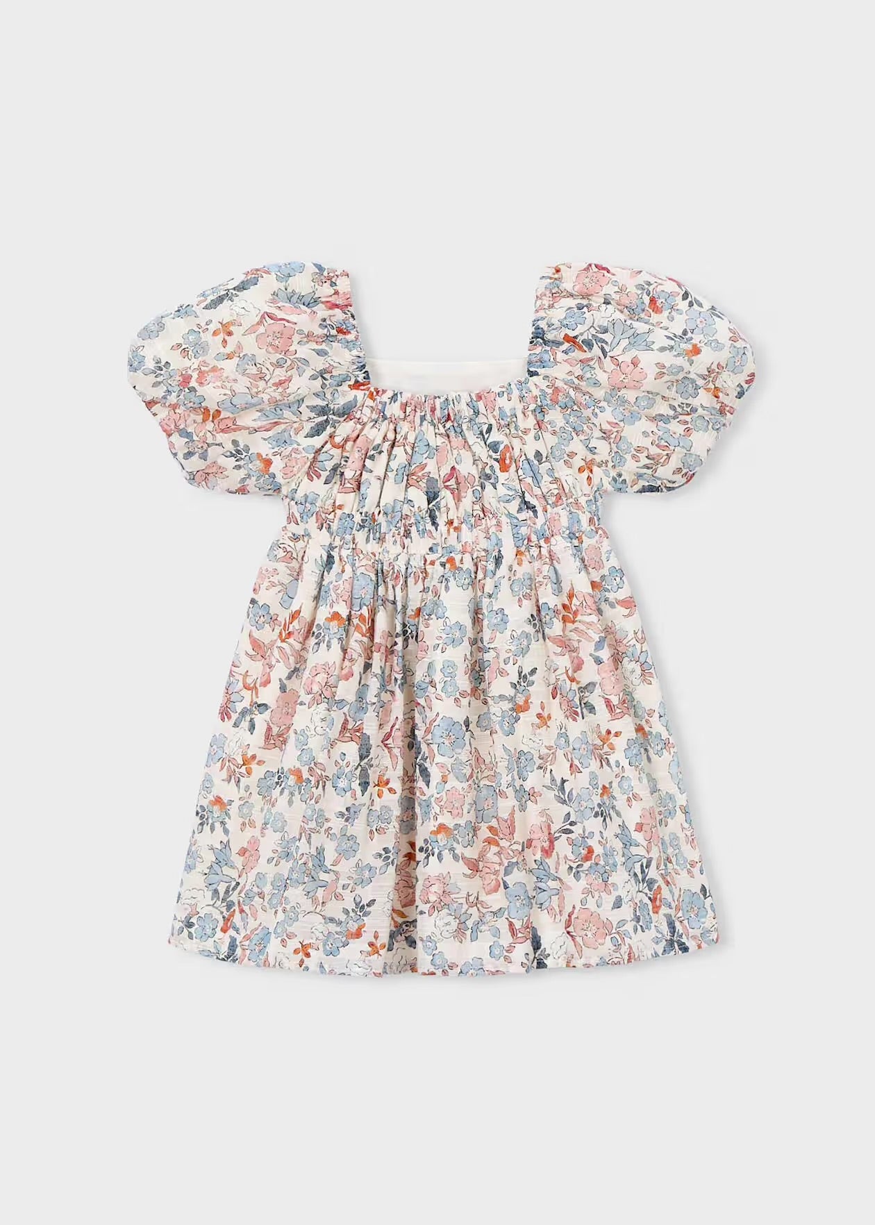 Kjole Puff Sleeve Floral Salom