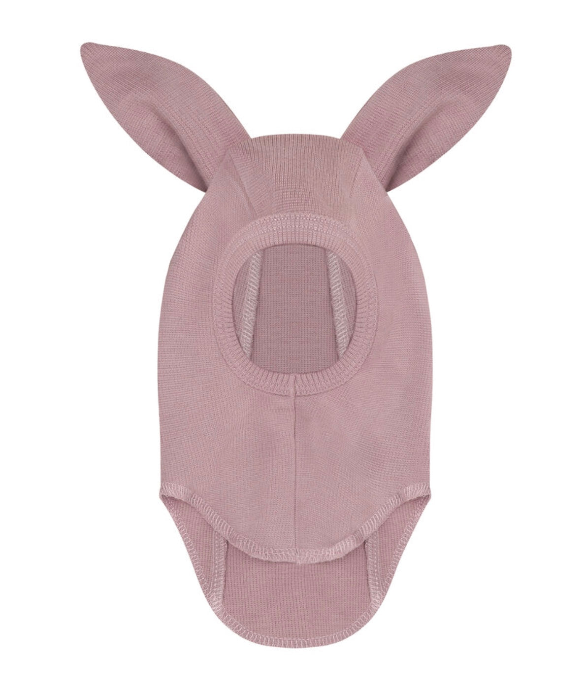 Balaclava Ears Wool Rib Woodrose