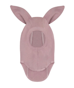 Balaclava Ears Wool Rib Woodrose
