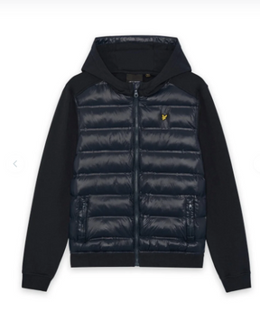 Jakke Hybrid Hoodie Dark Navy