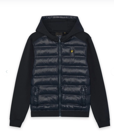 Jakke Hybrid Hoodie Dark Navy