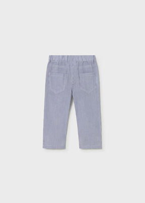 Bukse Seersucker Capri Blue