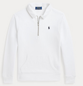 Genser Halfzip French Terry White