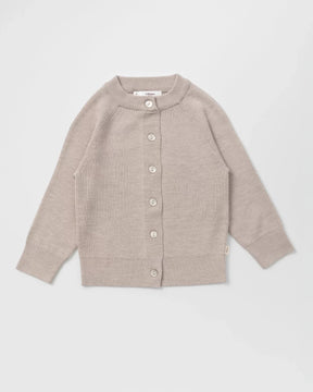 Cardigan Rib Light Lys Beige