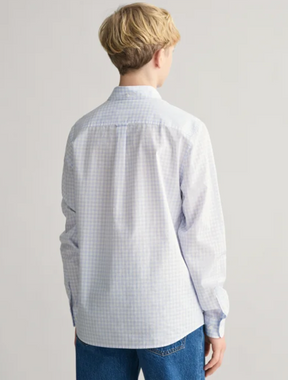 Skjorte Poplin Gingham