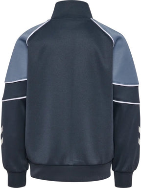 Jakke Zip Reg Poly Block Ombre Blue