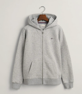 Hettejakke Shield Zip Light Grey Melange