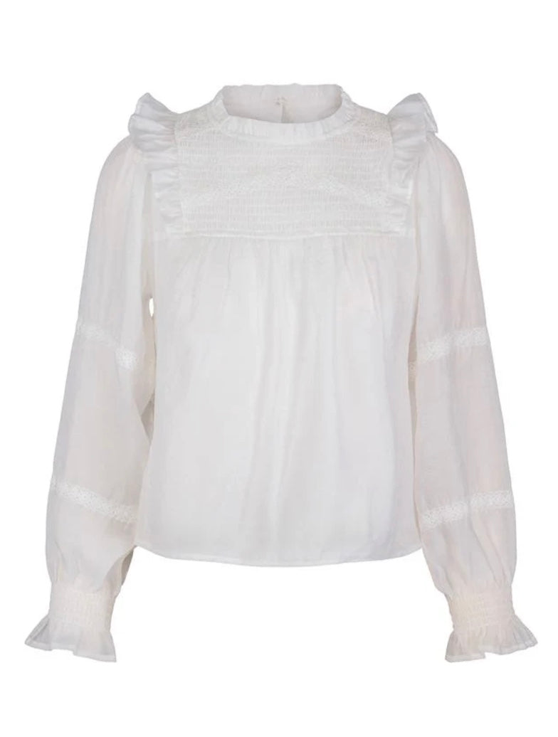 Bluse Saga White