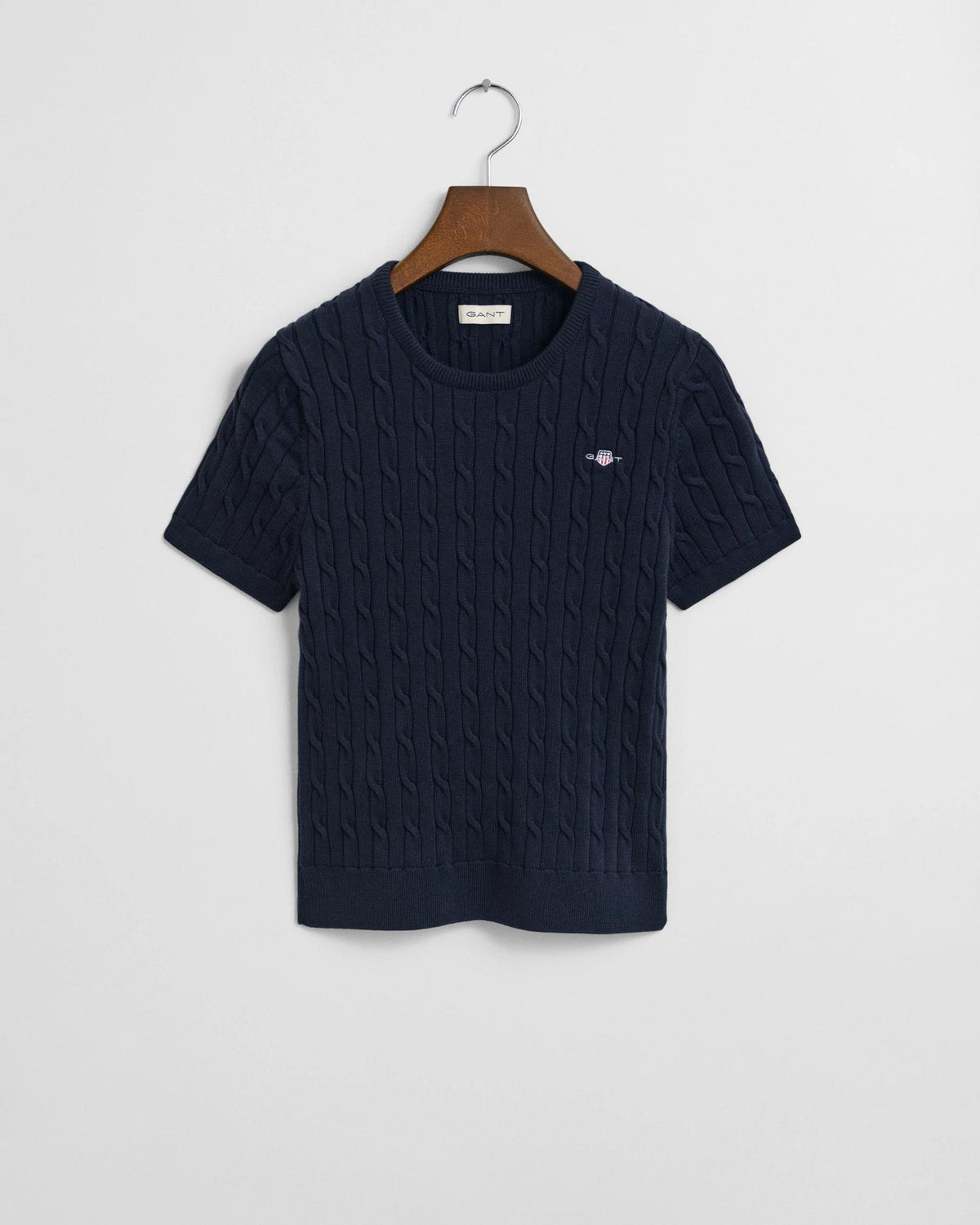 Genser SS Kabelstrikk Evening Blue