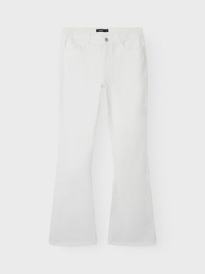 Bukse Bootcut Bright White