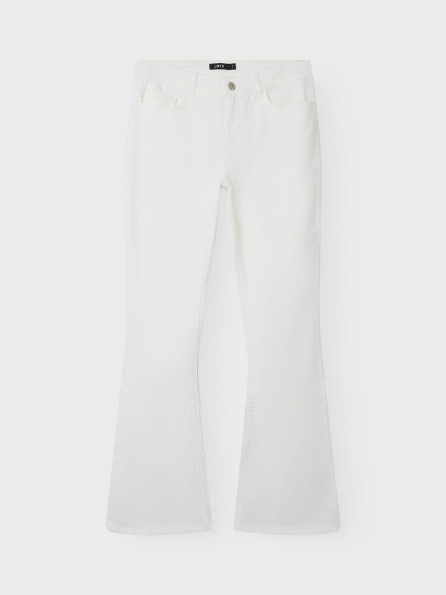 Bukse Bootcut Bright White