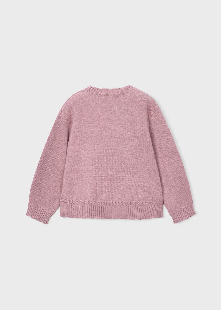 Genser Knitted Smooth Quartz Heather